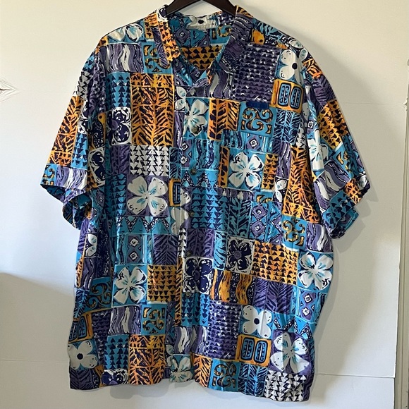 Disney Worldwide Services Chip & Dale Costume Shop Cast Member Hawaiian Shirt 4X